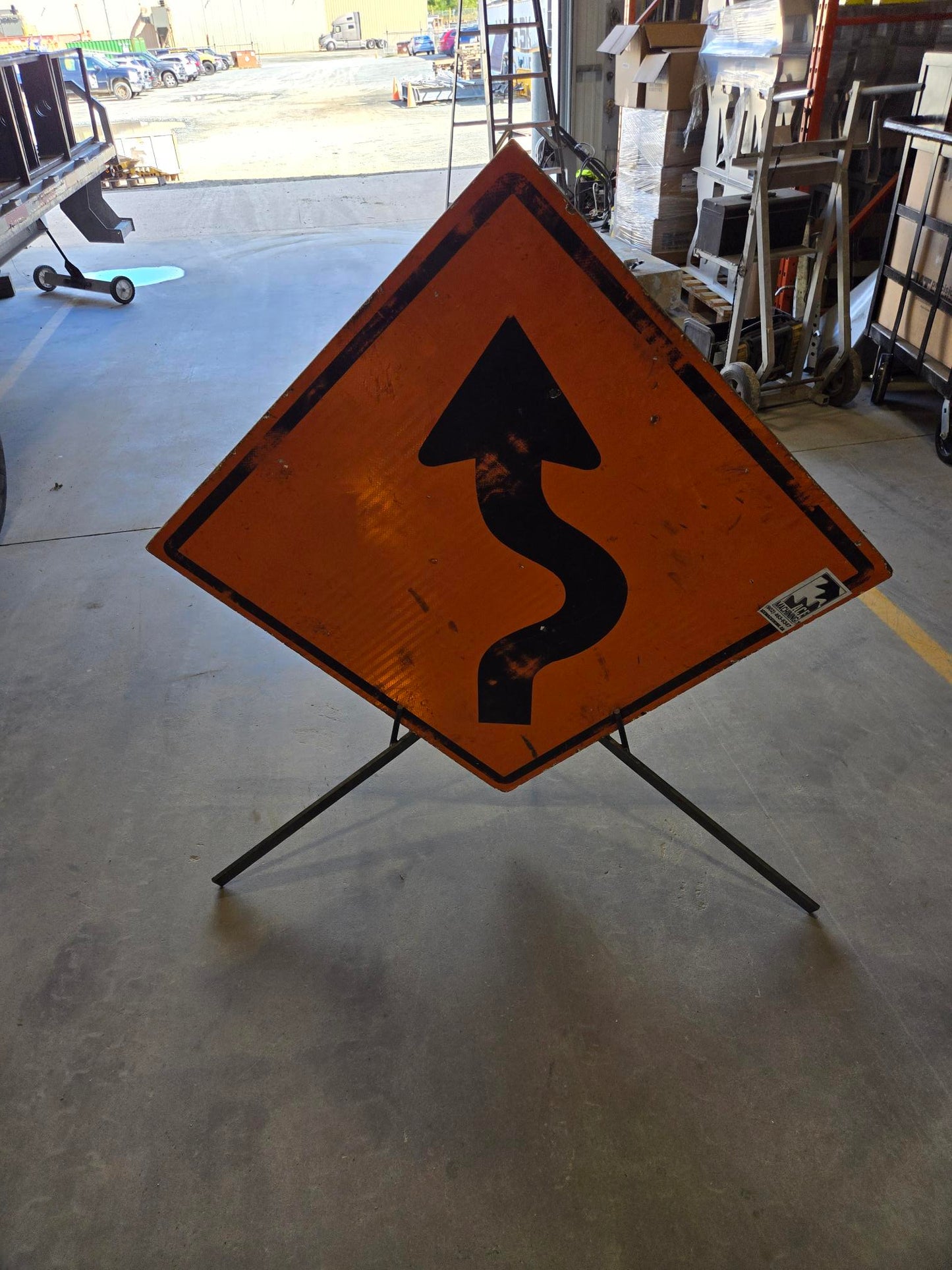 Traffic Control / Construction Sign Holder - Tripod