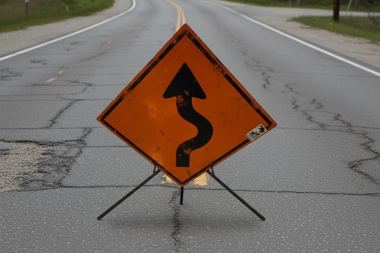 Traffic Control / Construction Sign Holder - Tripod