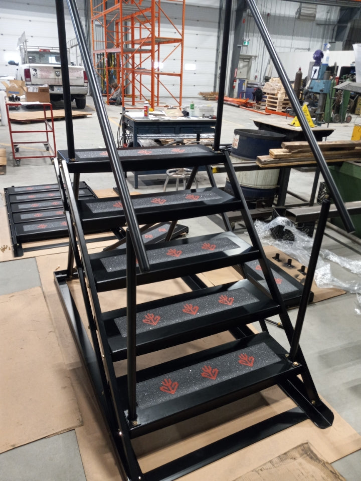 Trade Show - Custom Height Folding Access Stairs