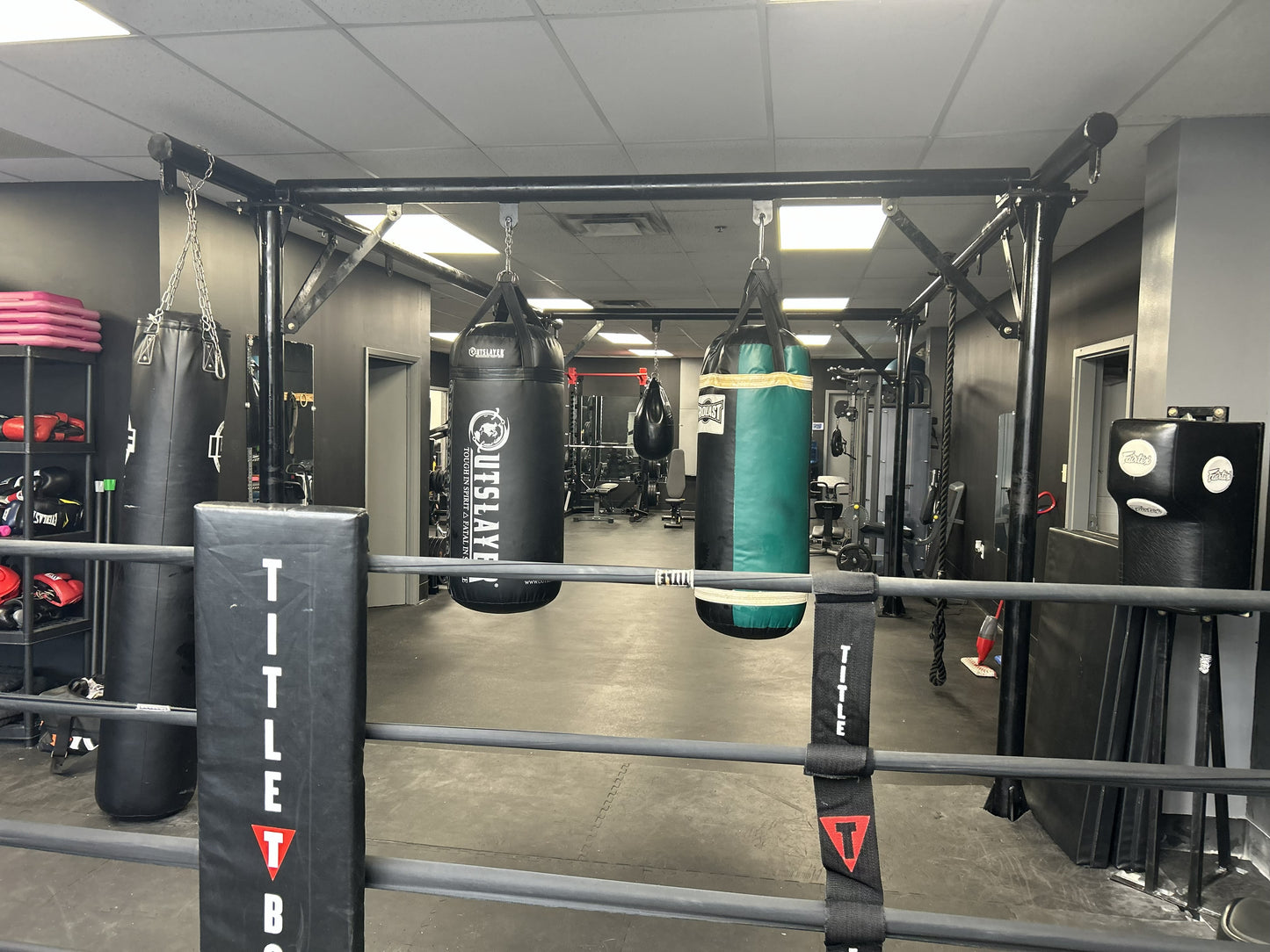 Boxing Gym Rack - Up to 12 stations - In house designed - Drawing Only