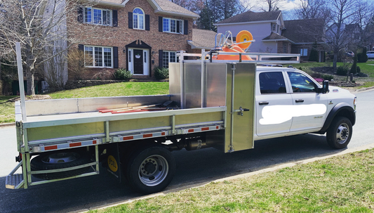 Utility Truck Box Drawing - Ideal for fencing companies